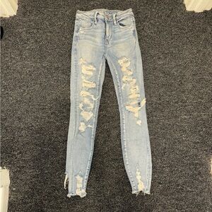 American eagle hi rise jegging